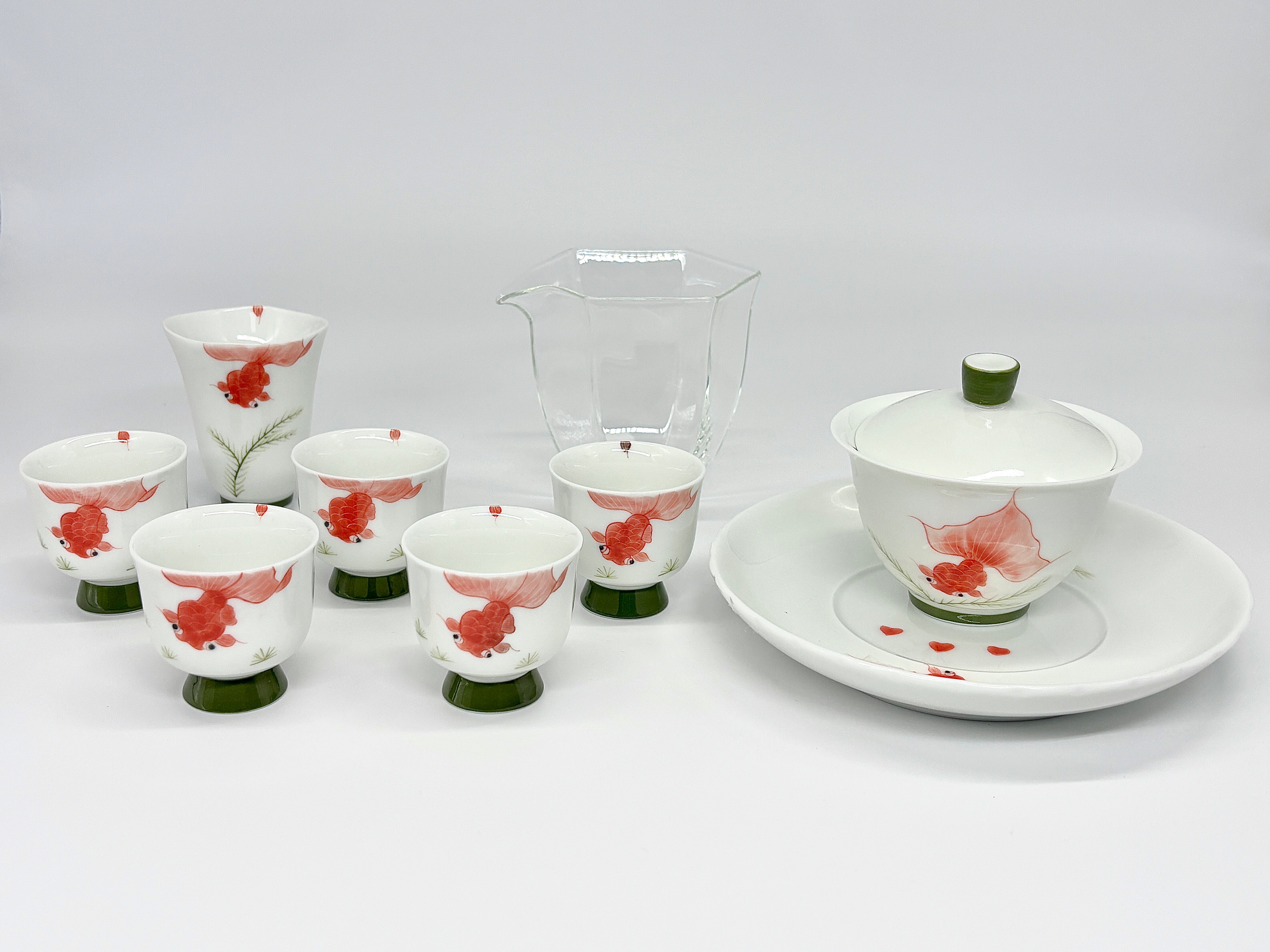 The whole process of making hand-painted tea sets: the artistic fusion ...