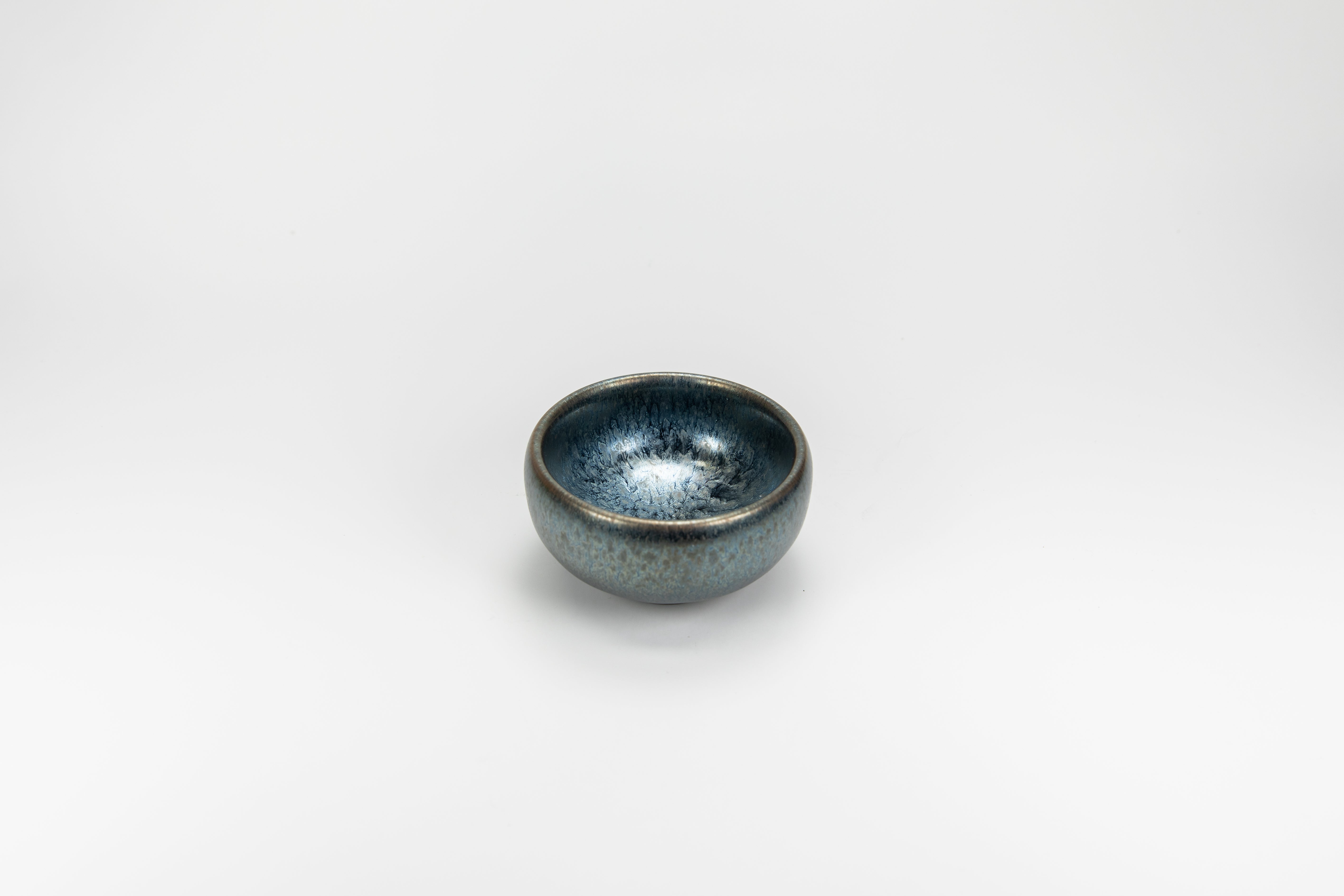 建盏百花小禅定茶杯