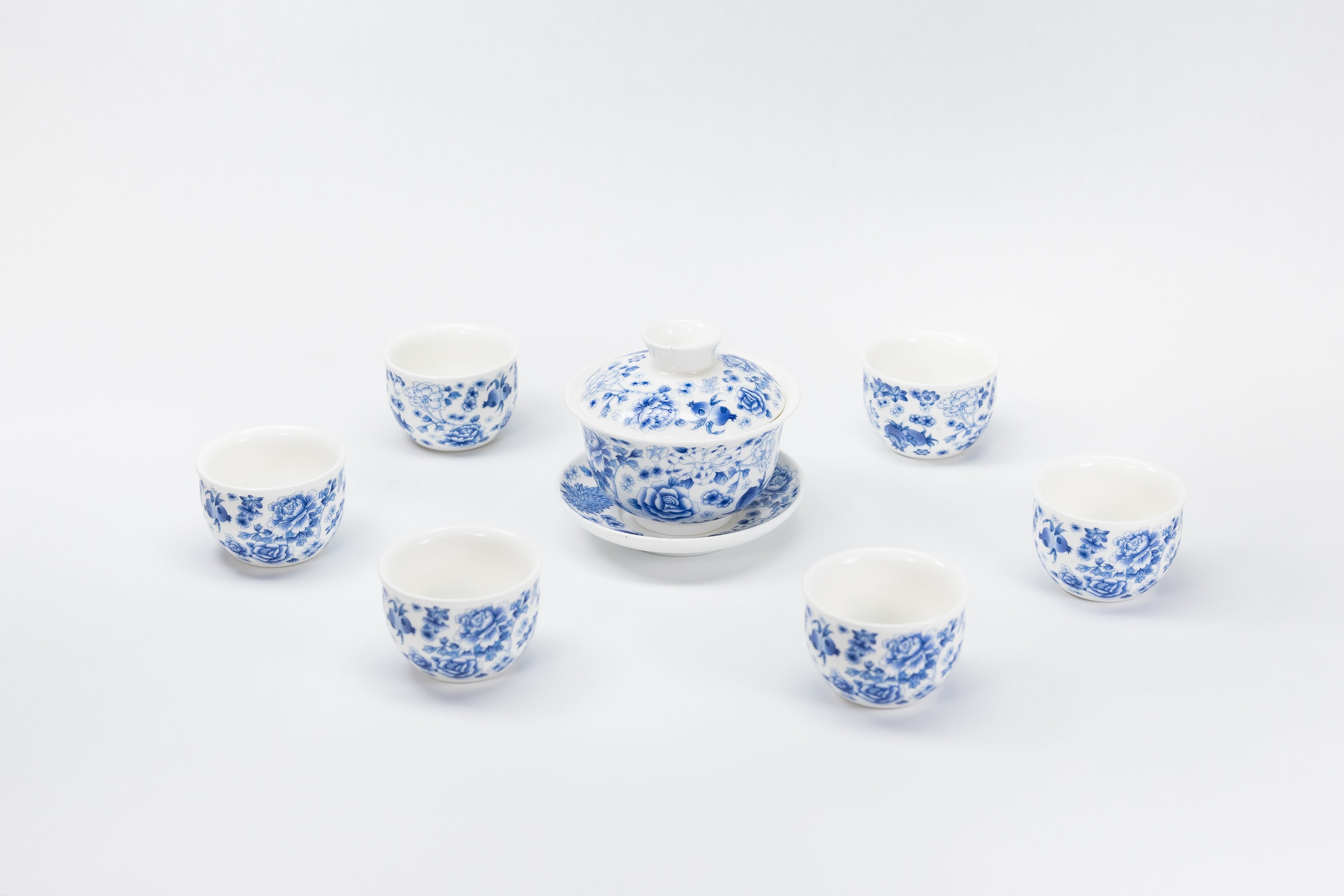 10头百花齐放茶具套组