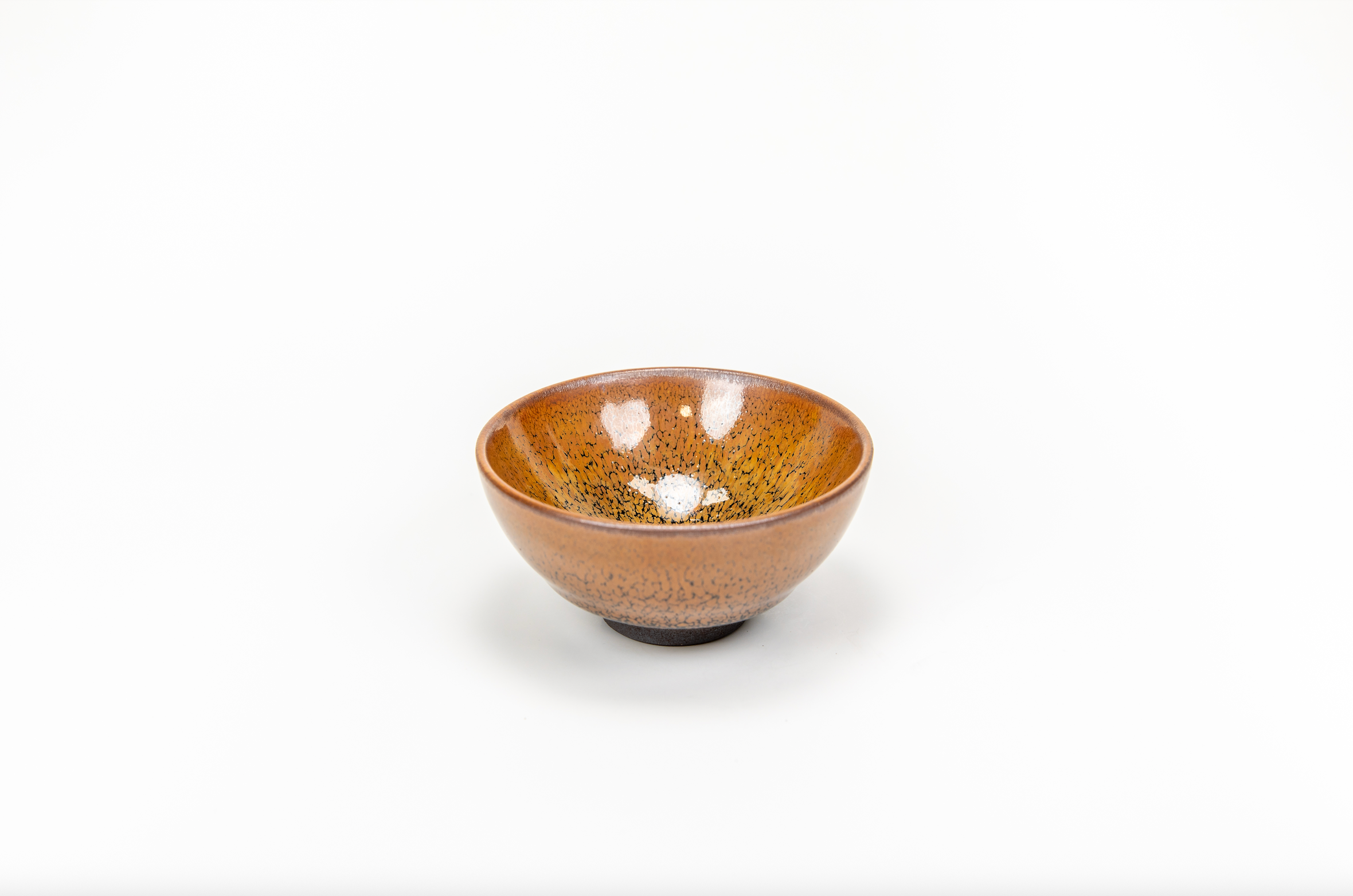 建盏黄鹧鸪小平口