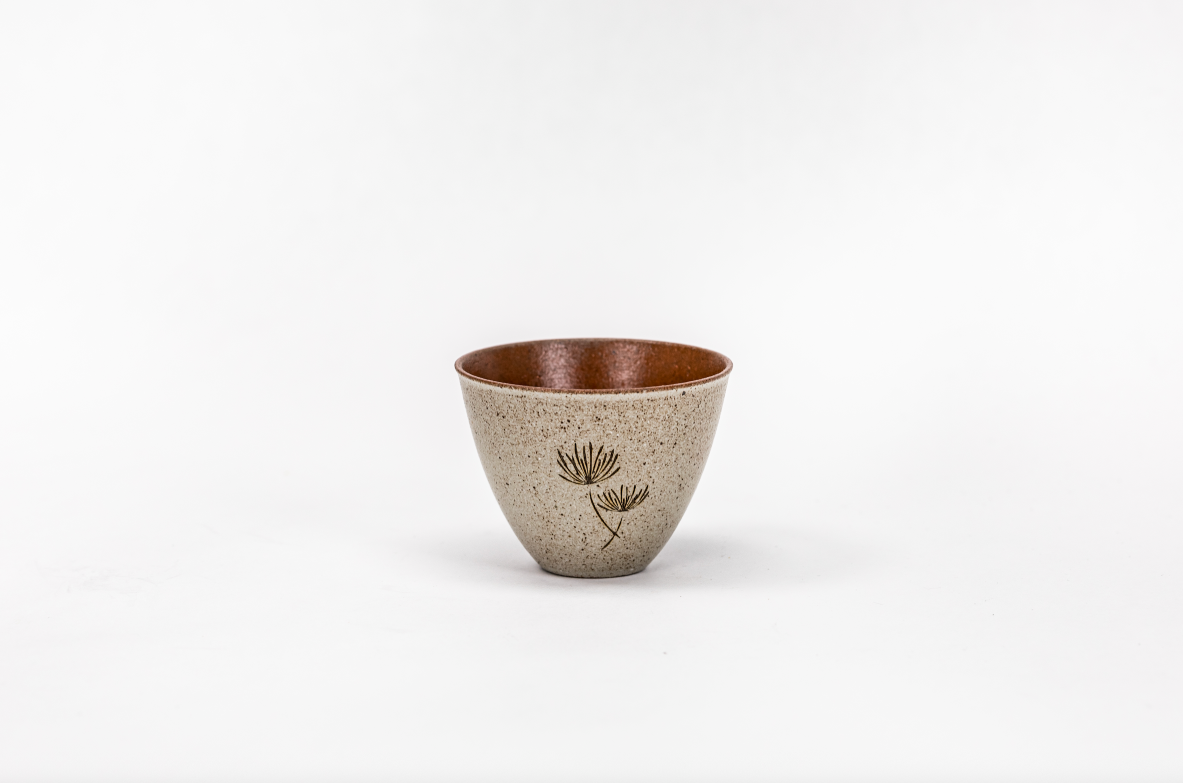 放飞自我灰陶釉杯