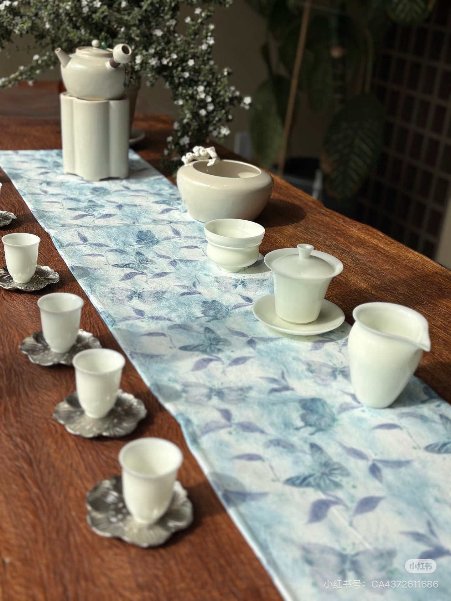 Cloud Water幽蝶 Brocade Double-Layer Tea Runner