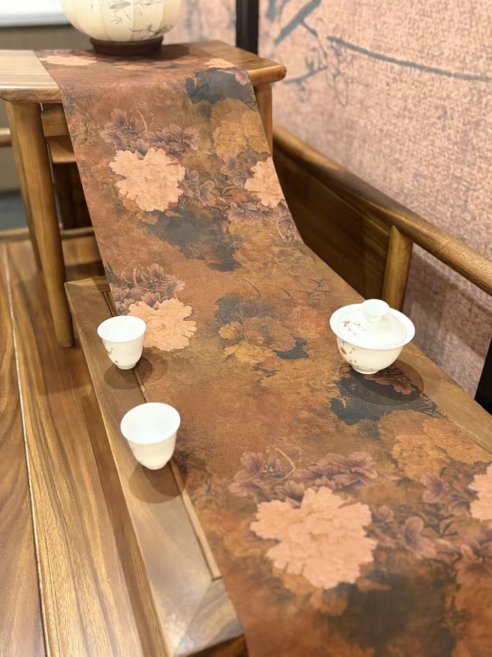 金蕊天香锦绒防水茶旗