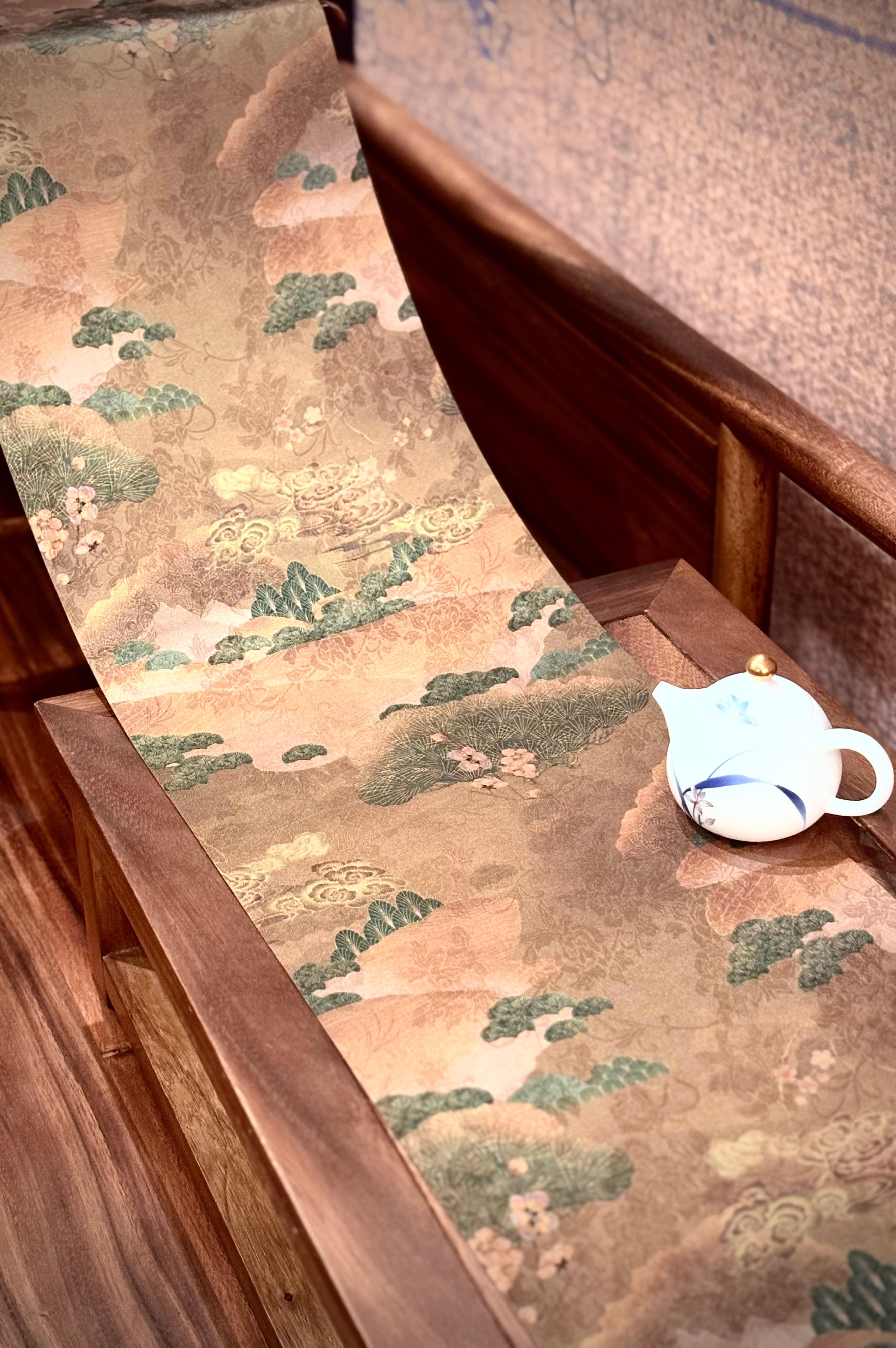 FuYuan Brocade Waterproof Tea Mat