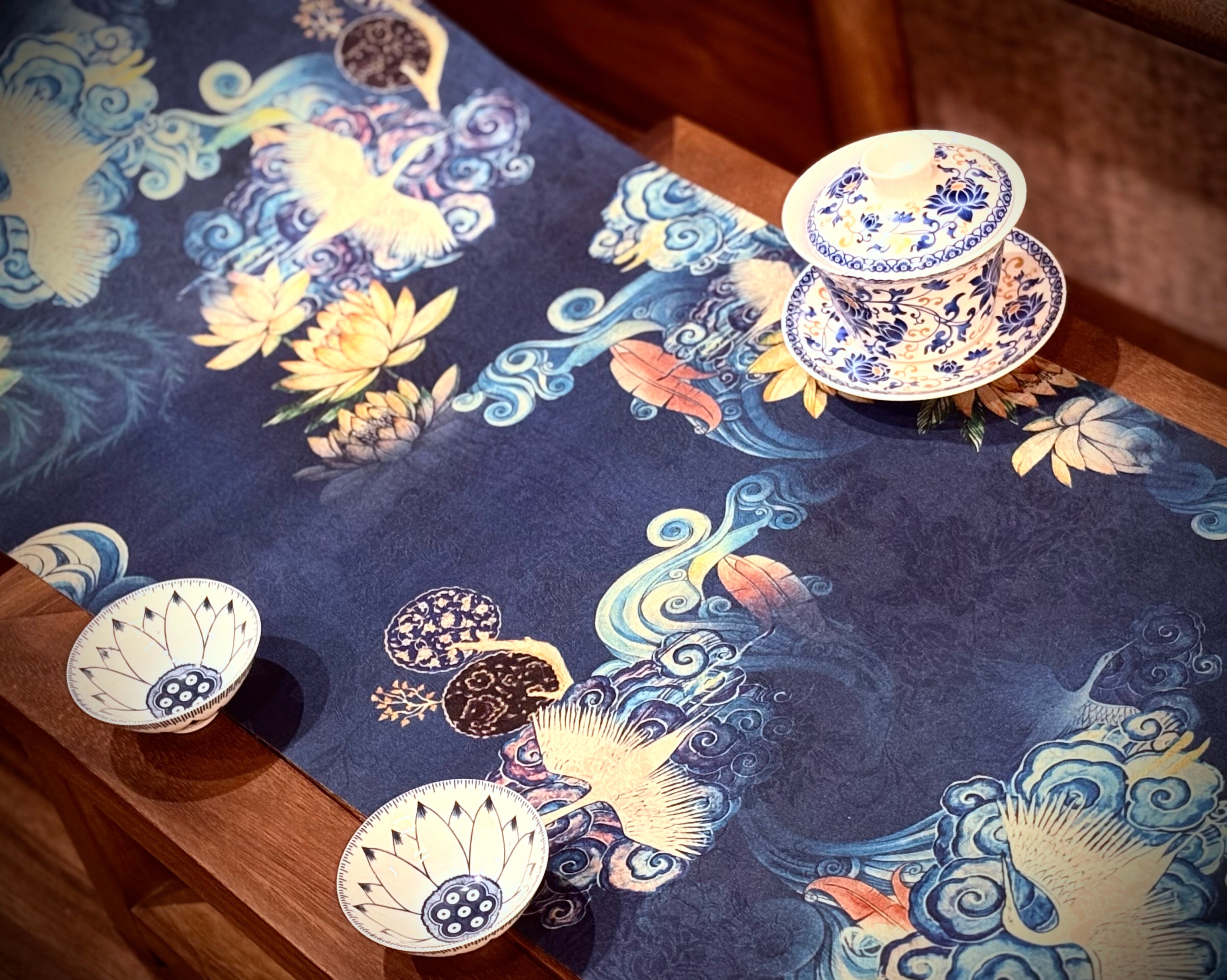 Xiang Tai Guofeng Auspicious Pattern Tea Ceremony Mat