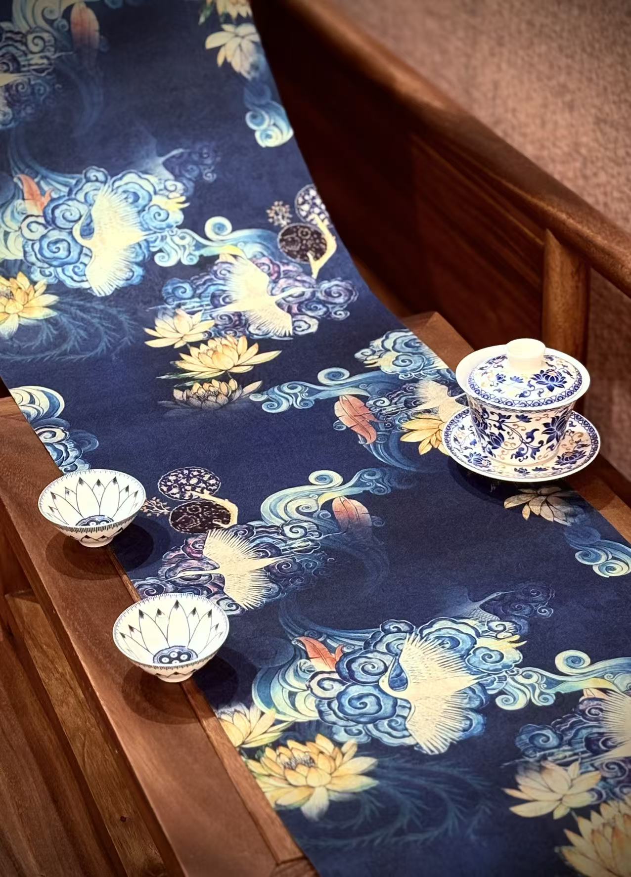 Xiang Tai Guofeng Auspicious Pattern Tea Ceremony Mat