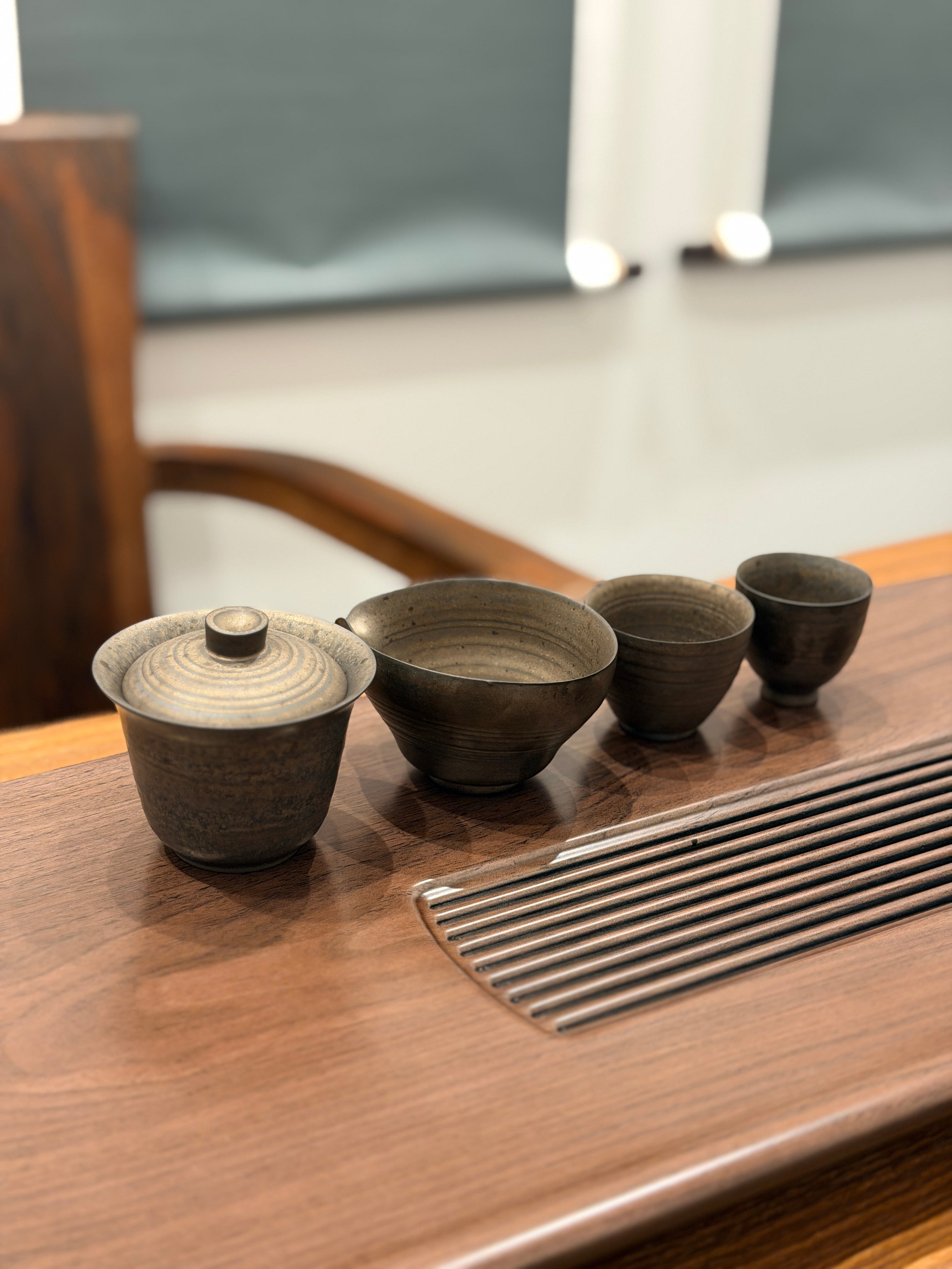 "Gutaolijin" Old Pottery Travel Tea Set