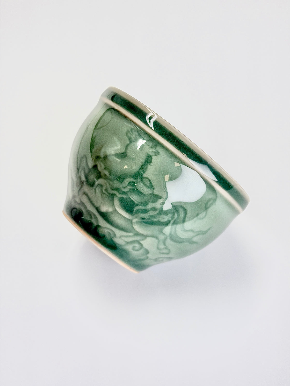 Longquan Celadon "Wealth-on-the-Way" Tasting Cup