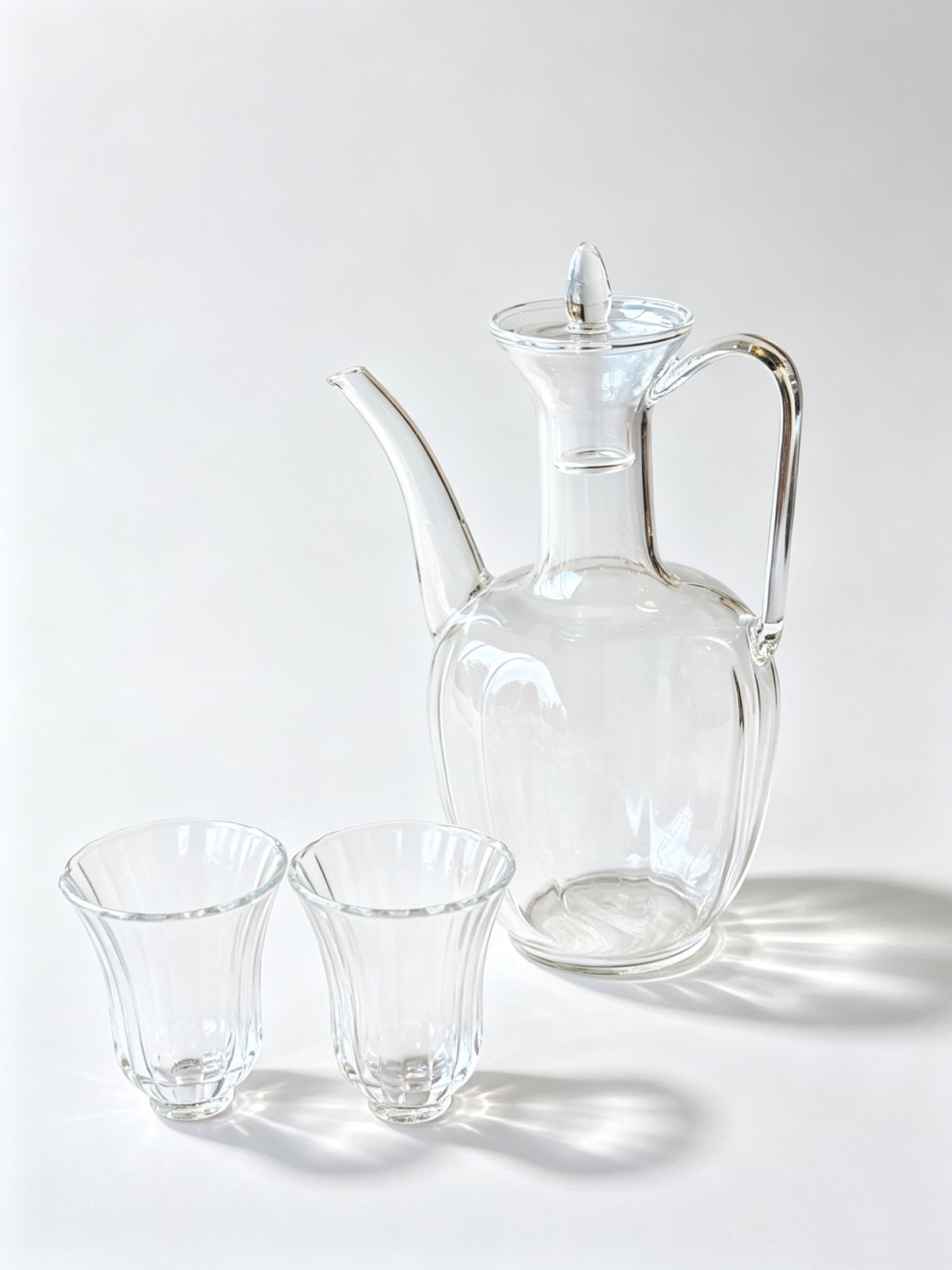 Imperial Concubine Glass Teapot + Flower Goddess Cup