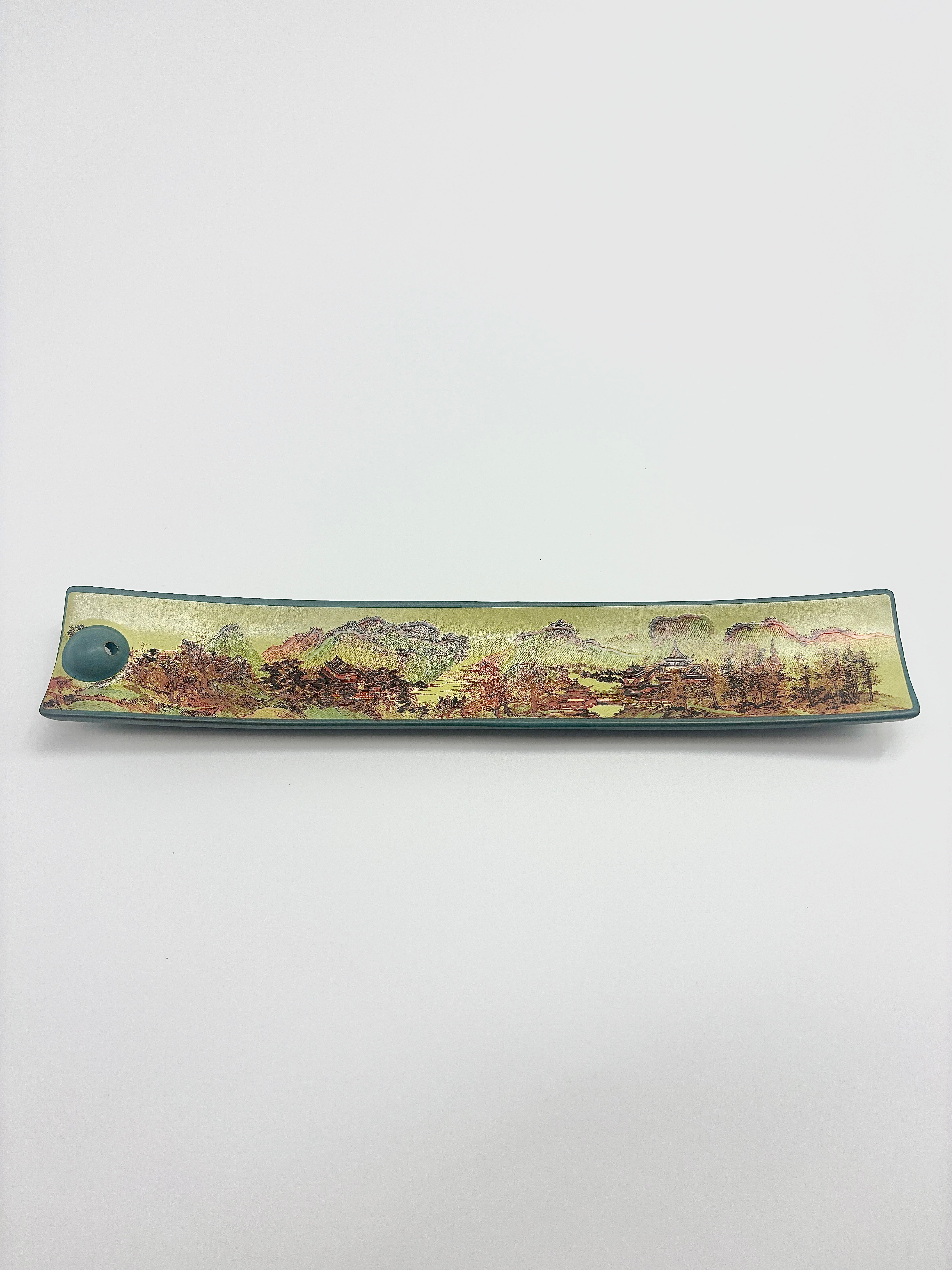 Landscape Enamel Incense Holder