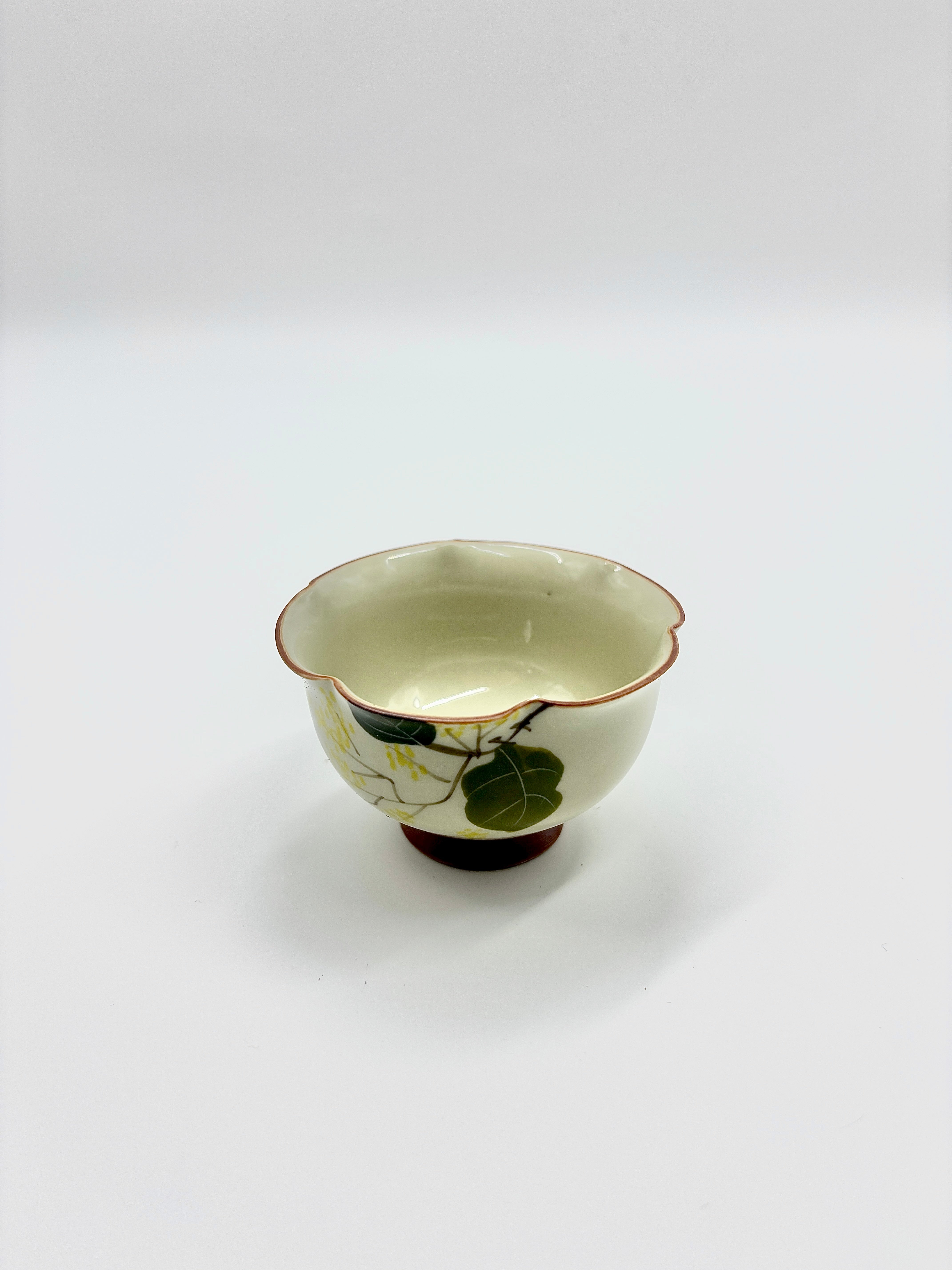 Wood Ash Hand-Painted Golden Osmanthus Moon Rabbit Cup