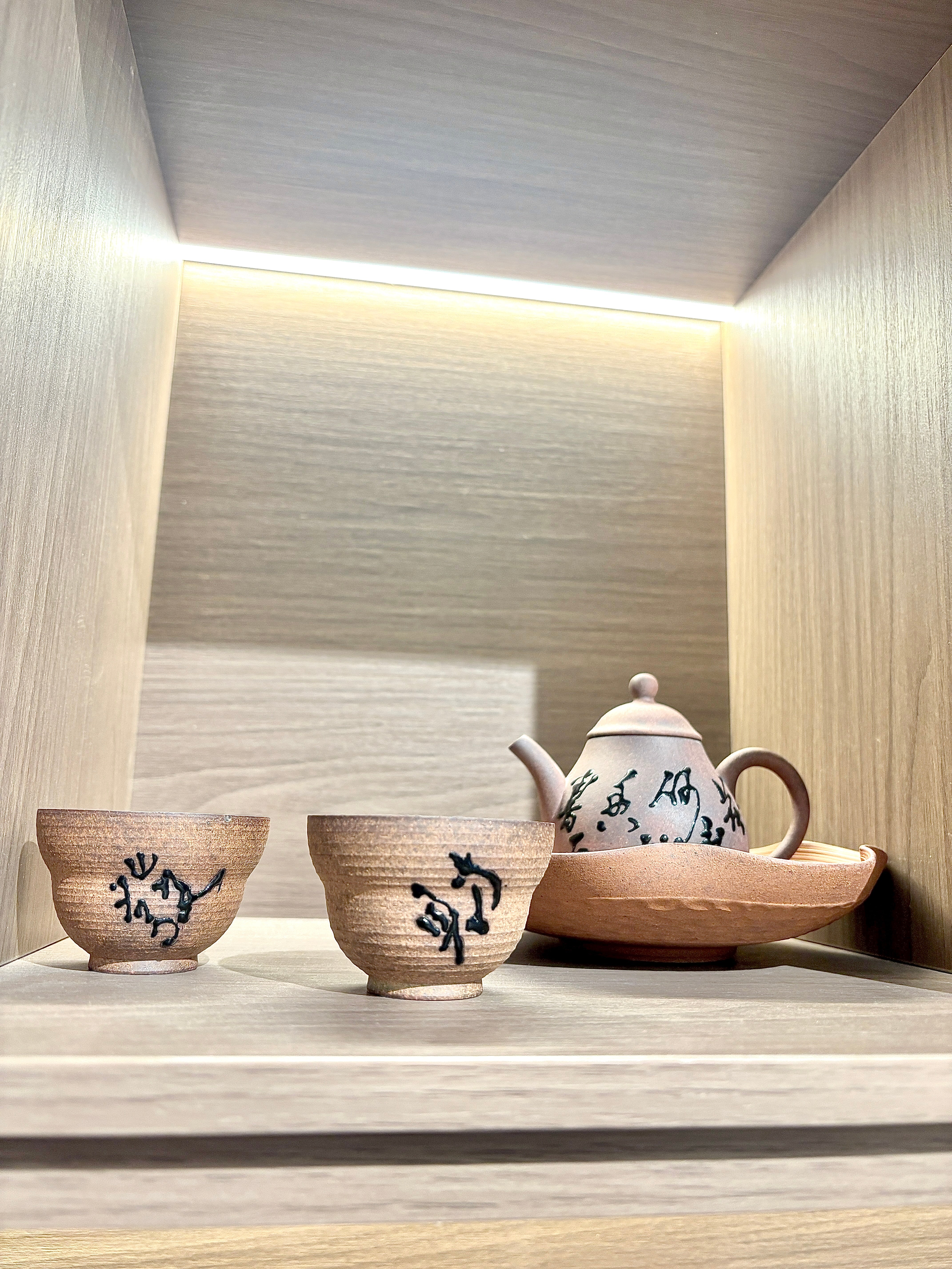 粗陶茶具套装