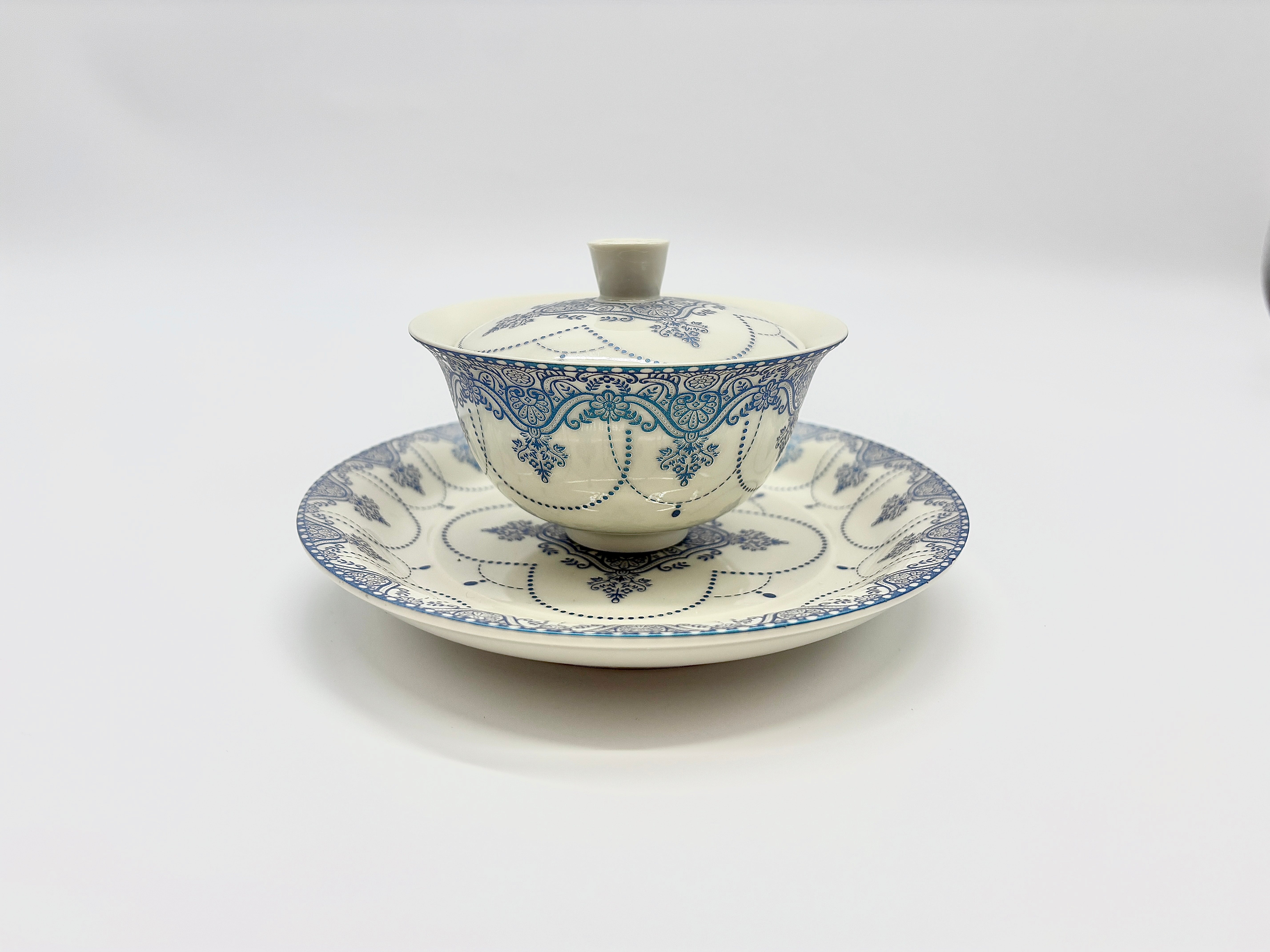 8-piece Blue Gauze Dream Tea Set