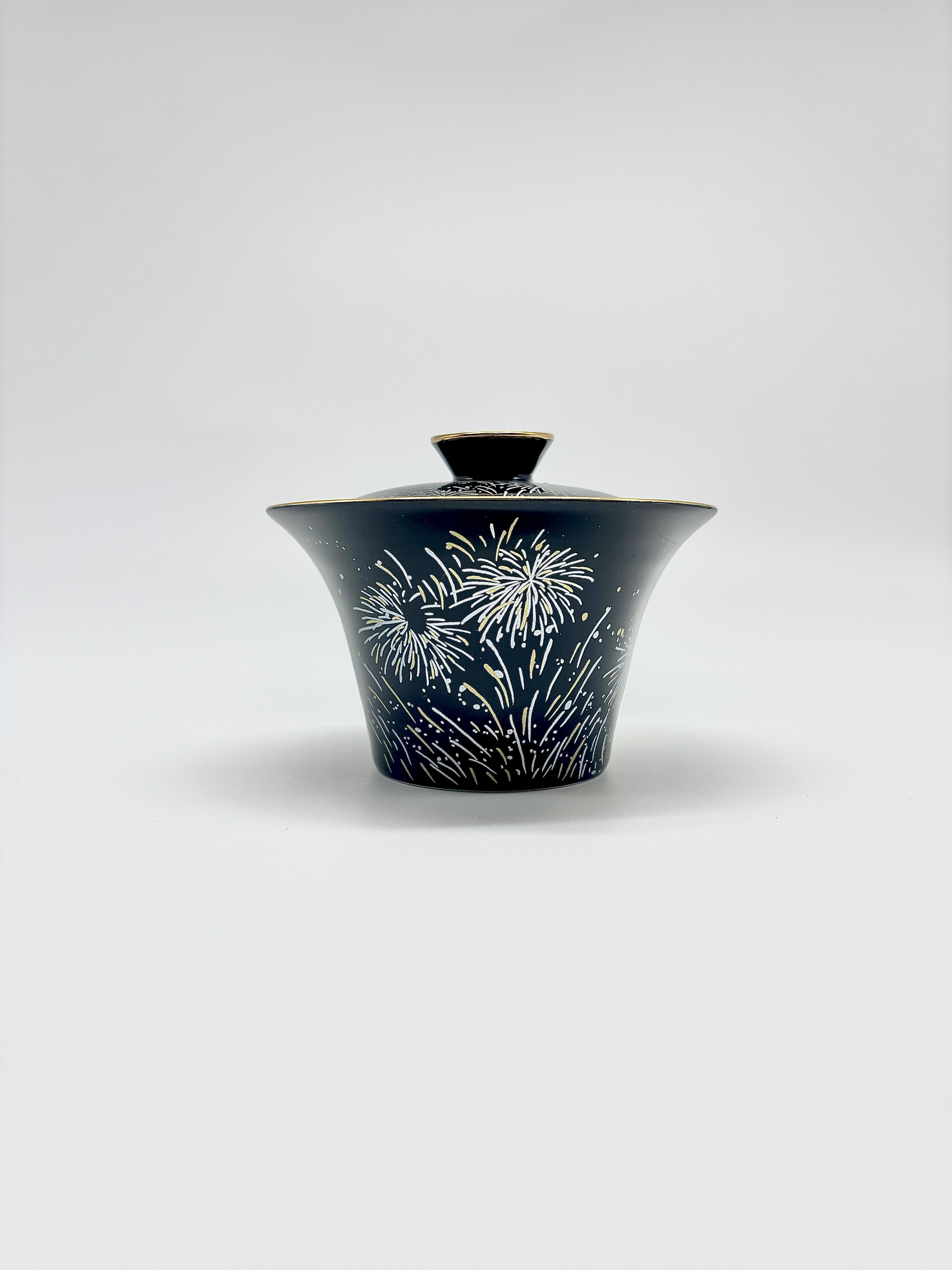 Fireworks in the Night Covered Bowl