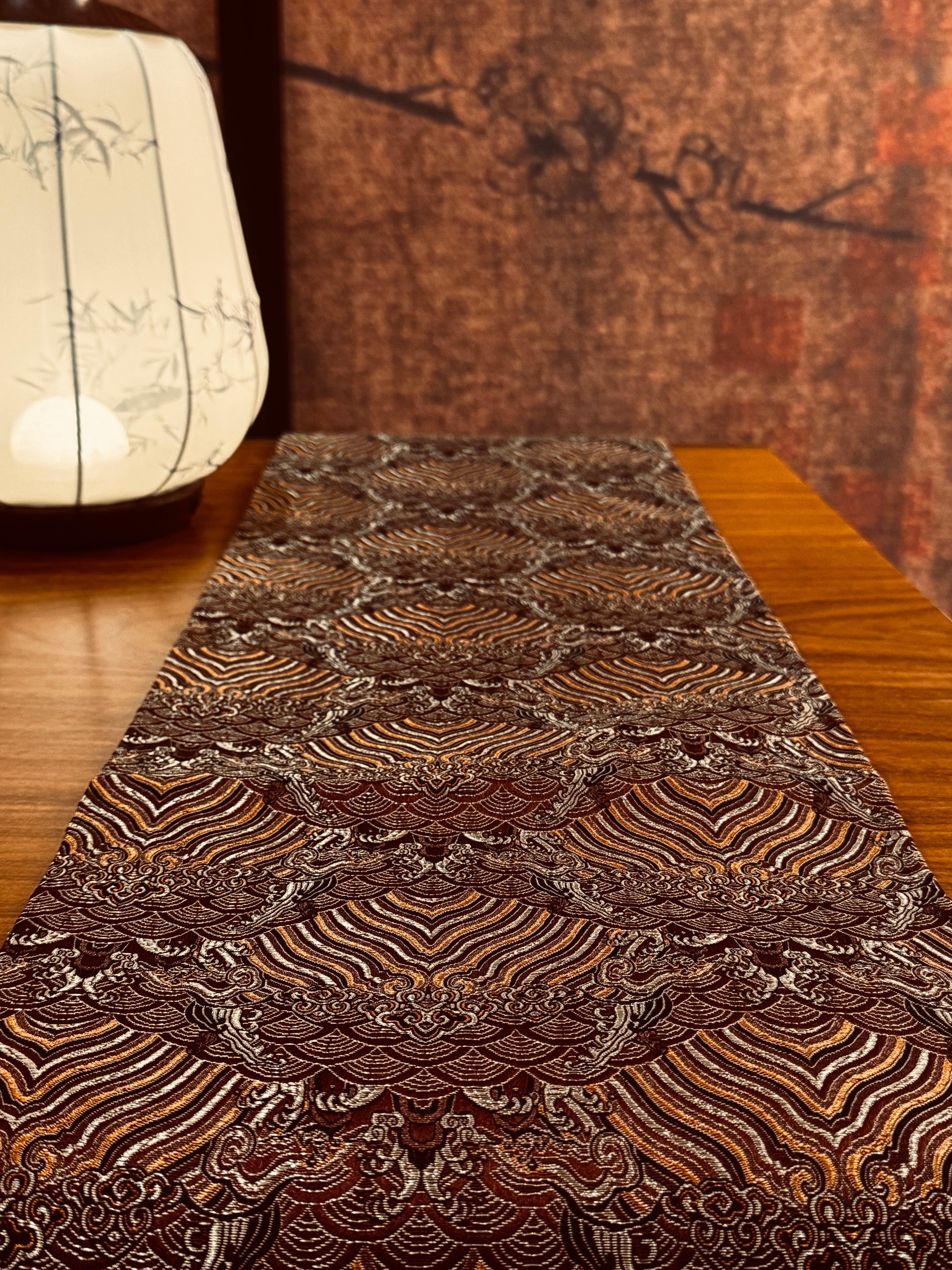 Jiangya Haishui Pattern Yunjin Tea Cloth
